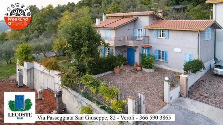 Le Coste Bed & Breakfast Veroli Bagian luar foto